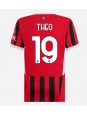 Billige AC Milan Theo Hernandez #19 Hjemmedrakt Dame 2024-25 Kortermet